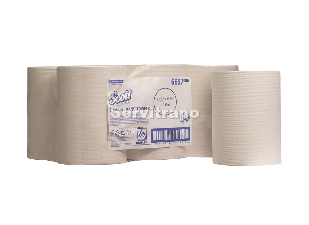 Toalla En Rollo Scott® Slimroll 165m Blanco
