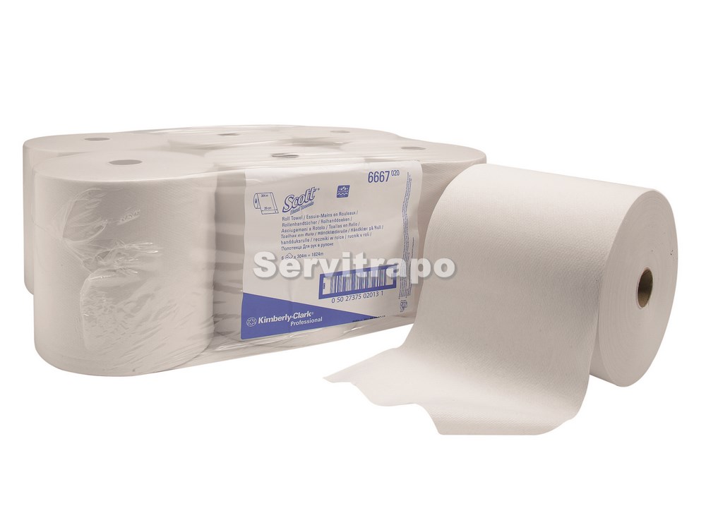 Toalla En Rollo Scott® Xtra 304m Blanco
