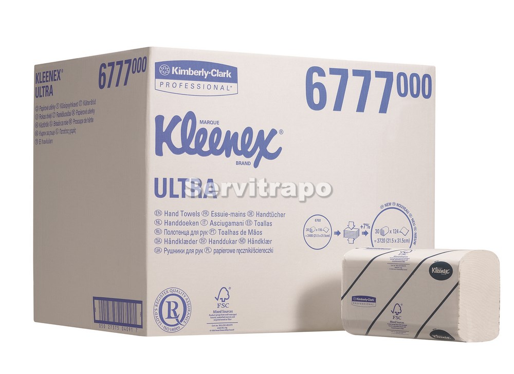 Toalla Secamanos Kleenex® Ultra Mediana