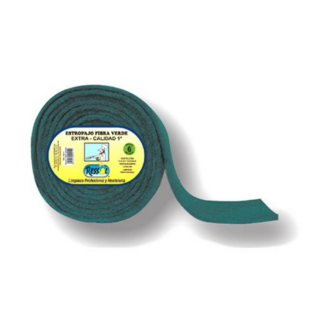 [966134] Rollo Fibra Verde Scotch Brite 96 600x13,4
