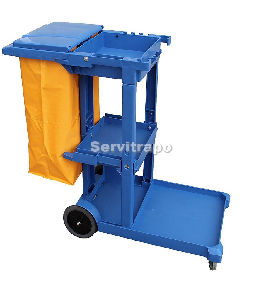Carro Limpieza Azul Profesional