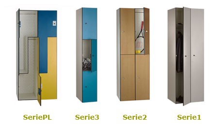 [FEN400-1X1 PERF] Taquilla Fenólico Ancho400 1 Puerta 1 Modulo Medidas 1800x500x400
