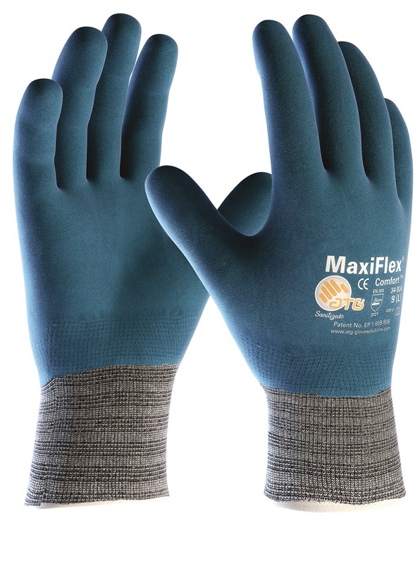 [G152F] Guantes Sintéticos Atg Maxiflex Confort Dorso Cubierto