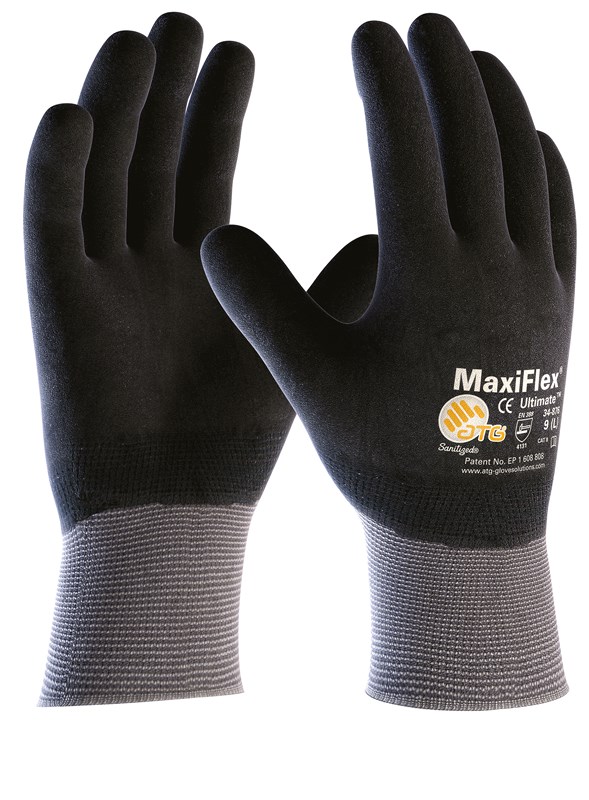 [G153F] Guantes Sintéticos Atg Maxiflex Ultimate Dorso Recubierto