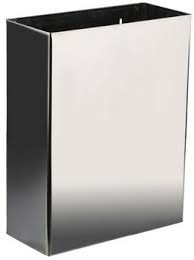 Papelera Trapecio Inox Brillo