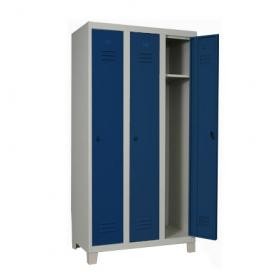 [PIC3001X3] Taquilla Acero Pintado Ancho300 1 Puerta 3 Modulos Medidas 1800x500x900
