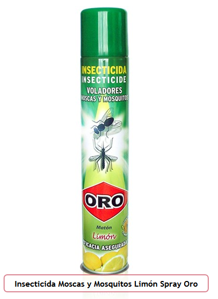 Aerosol Insecticida Moscas Y Mosquitos Limón 1000cc