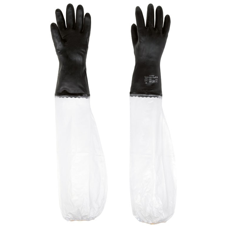 [SF-G507] Guantes Sintéticos/Químicos Finedex Con Mangas