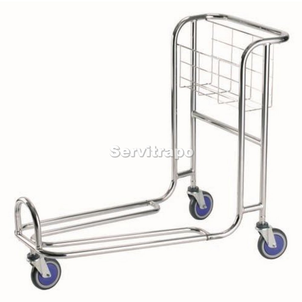 [SW-01-240] Carro Maletero, Chasis Cromado.