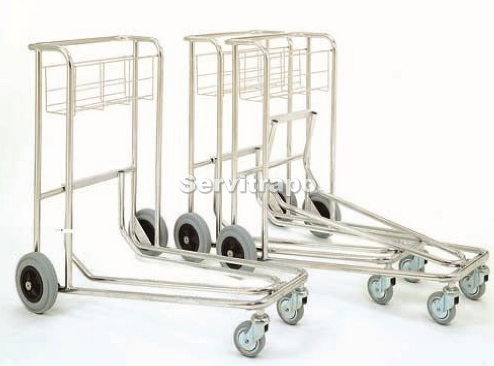 [SW-01-590] Carro Maletero En Acero Inox.18/8. 