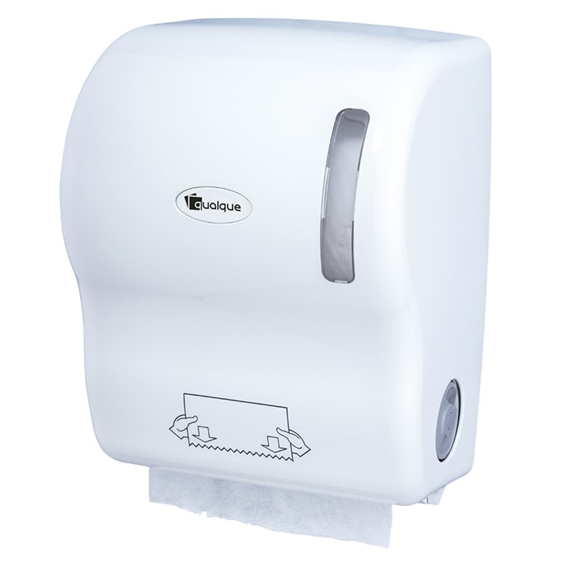 [601711] DISPENSADOR DE TOALLAS SECA MANOS EN ROLLO AUTO CORTE QUALQUE
