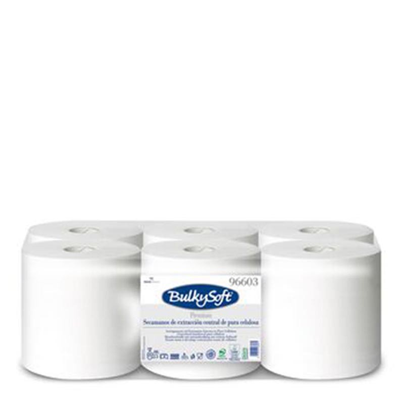 [96603] Bobina Seca Manos Disp. Central Premium 2 Capas Liso 135 M