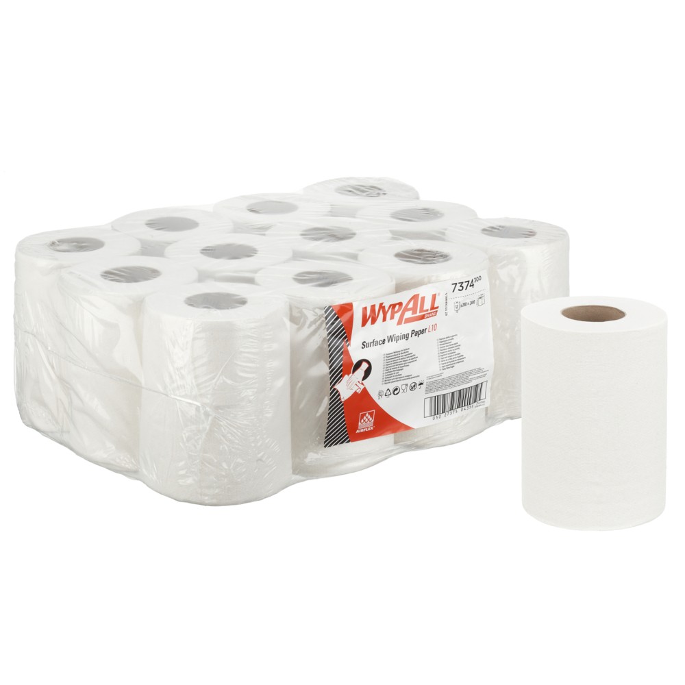 [7374000] Bobina Seca Manos Disp. Central  Mini Wypall L10 Airflex 1 Capa