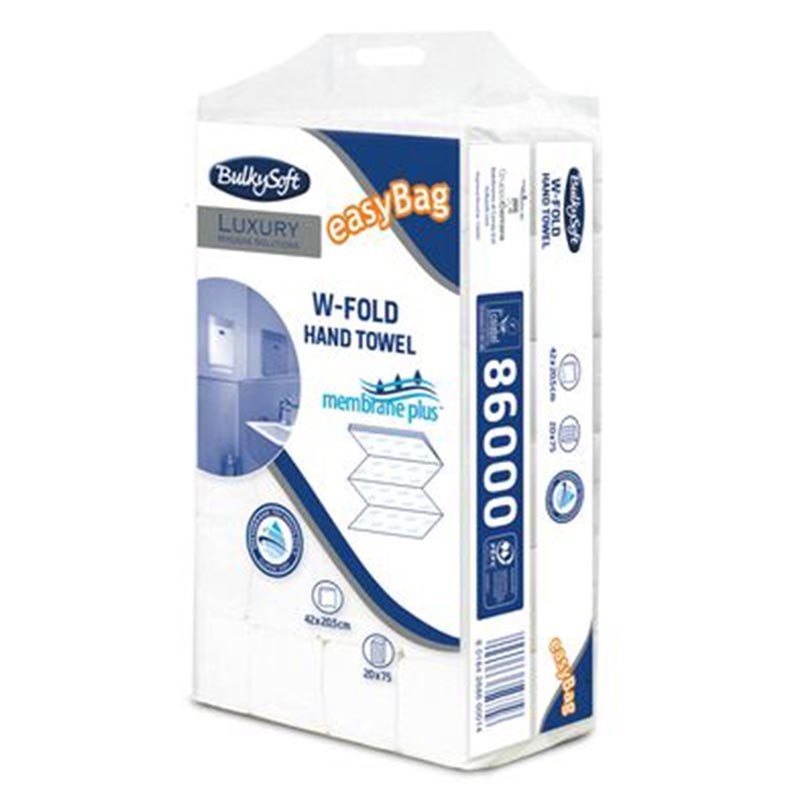 [86000.E20] TOALLA SECA MANOS MEMBRANE PLUS  W-FOLD 3 CAPAS