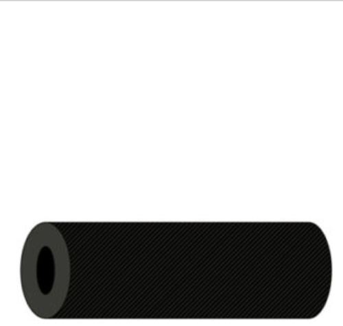[Q25202] Camino De Mesa Precortado Aircel 0,4X48 M Negro