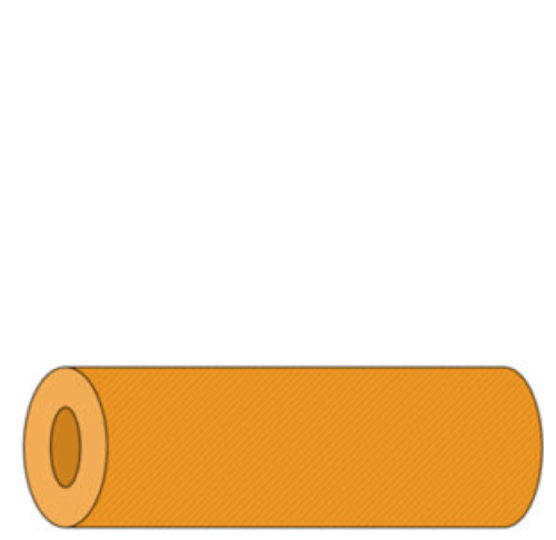 [Q26210] Camino De Mesa Precortado Spunbond 0,4X48 M  Naranja