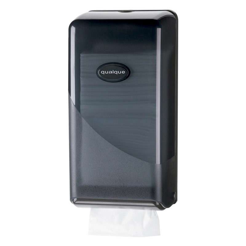 DISPENSADOR PAPEL HIGIÉNICO INTERPLEGADO NEGRO BULK PACK