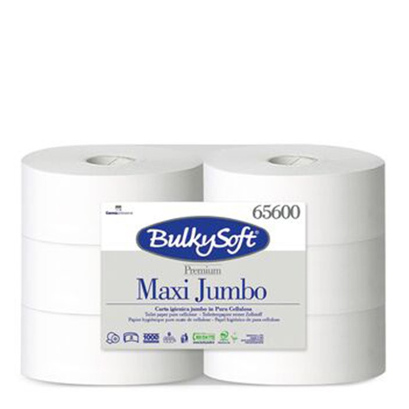 [65600.E20] PAPEL HIGIÉNICO MAXI JUMBO PREMIUM 2 CAPAS MICRO GOFRADO 320 M