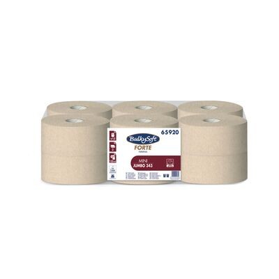 PAPEL HIGIÉNICO INDUSTRIAL BULKYSOFT HAVANA 2 CAPAS 131 M
