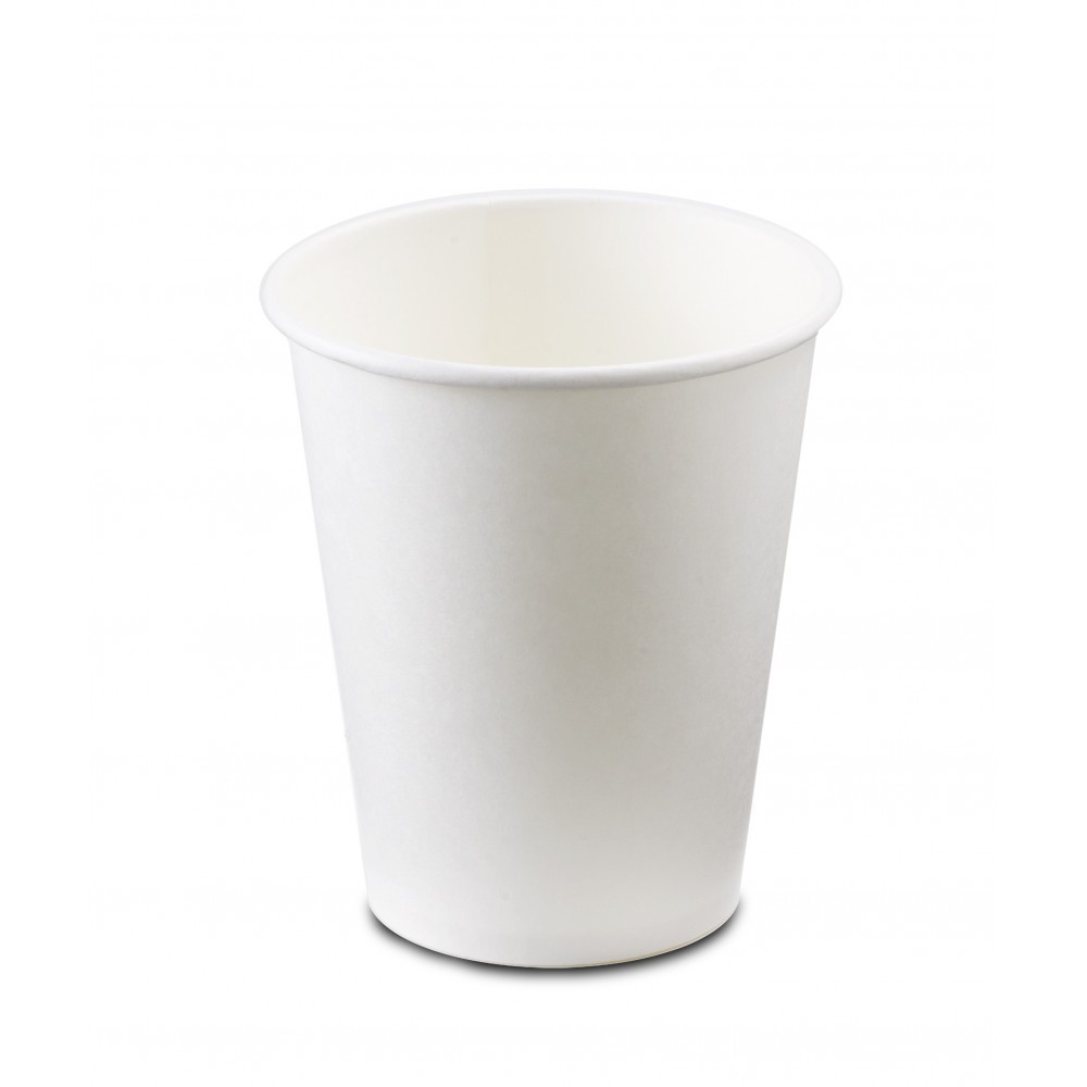Vaso De Cartón Blanco 8 Oz