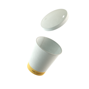 [KB200018] TAPA PARA VASO CARTÓN BLANCO 100% ECO 8 OZ