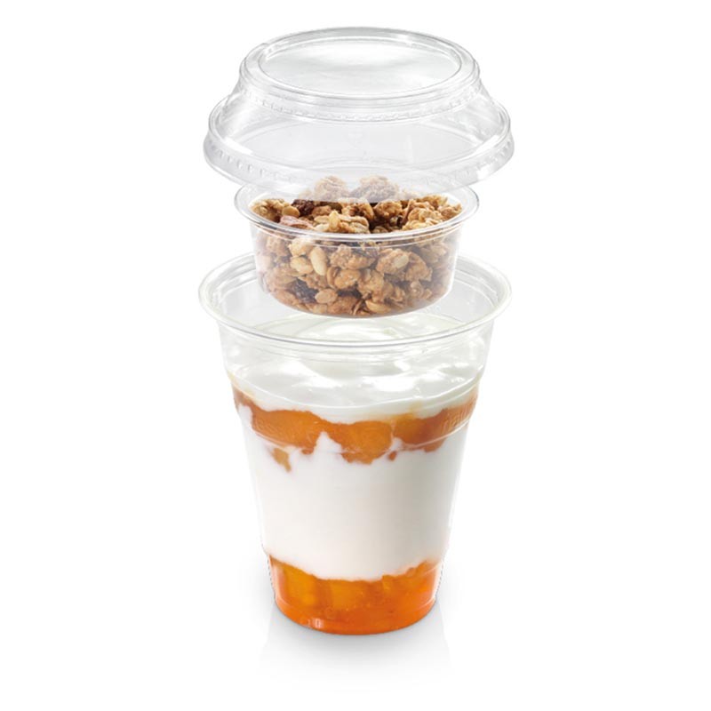 [PV15745] TAPA CÚPULA SIN AGUJERO PLA PARA VASO DIÁMETRO 9,6 CM