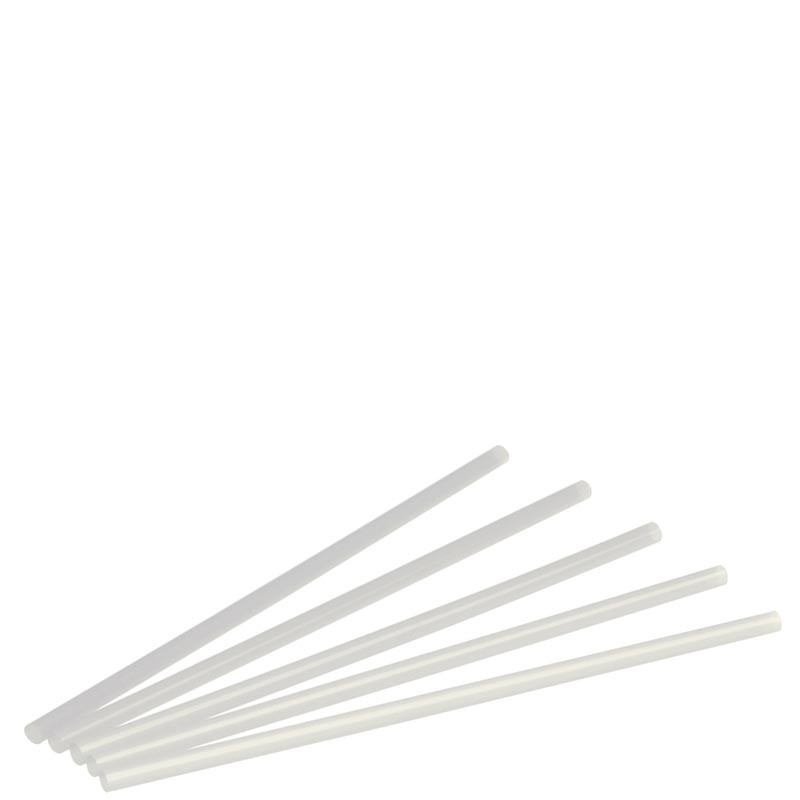CAÑA RECTA BLANCA PLA DIÁMETRO 0,8 CM 25 CM