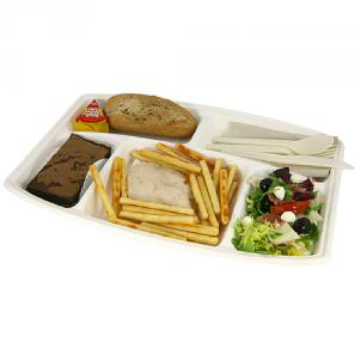 [1353827] Bandeja Pulpa 5 Compartimentos 375 X 270 X 30 Mm
