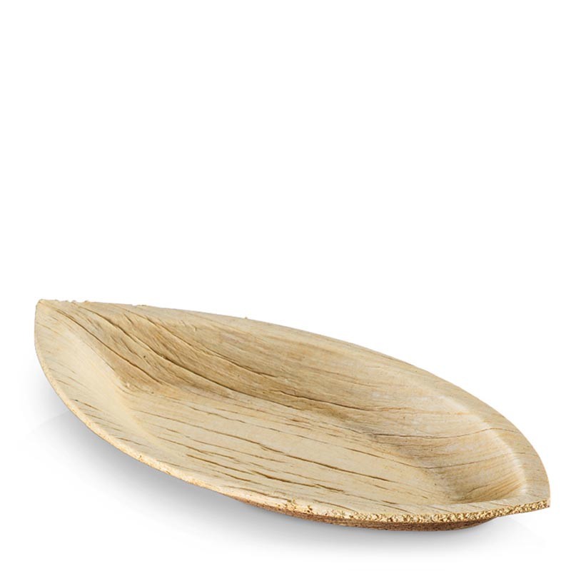 [PV18852] Bandeja Forma De Ojo Pequeña Hoja De Palma