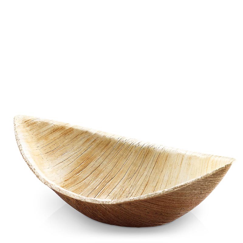 PLATO BARCA HOJA DE PALMA