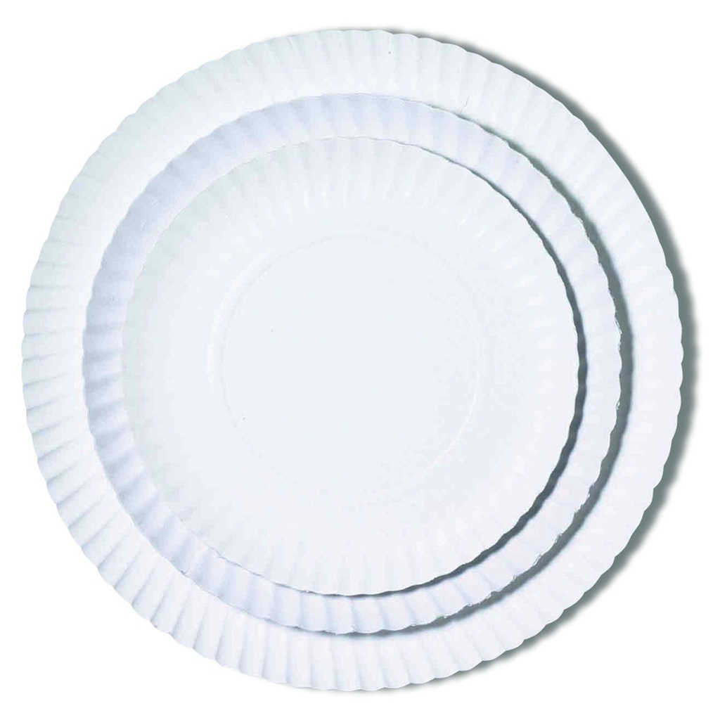 [GS15007] BANDEJA REDONDA DE CARTÓN DE 25 CM