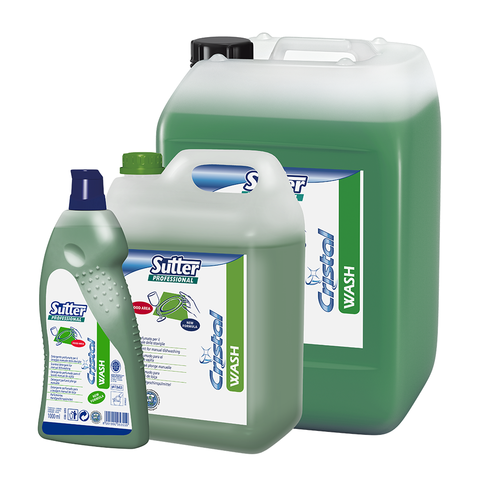 [535500] WASH CRISTAL, DETERGENTE NEUTRO PARA LAVADO VAJILLA