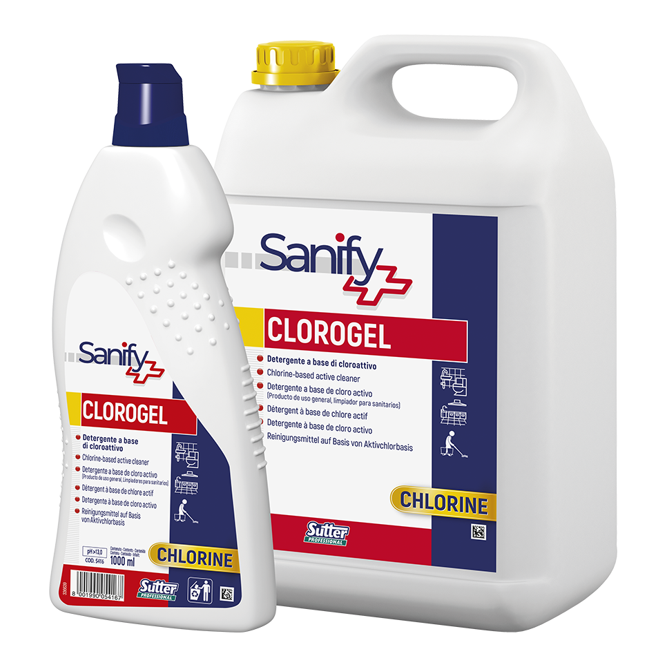 [541600] CLOROGEL SANIFY, DETERGENTE A BASE DE CLORO