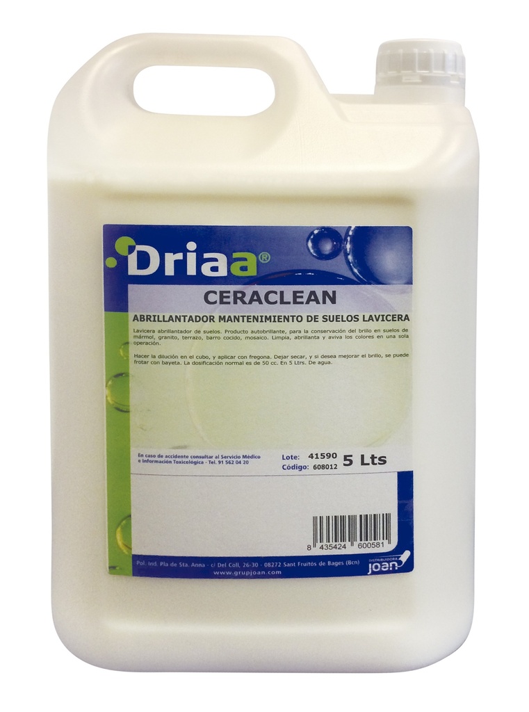 CERACLEAN, ABRILLANTADOR MANTENIMIENTO DRIAA