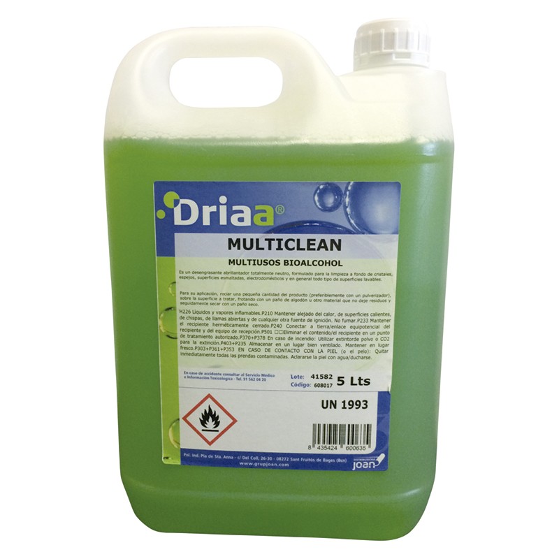[608017] MULTICLEAN, MULTIUSOS BIOALCOHOL DRIAA