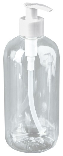 [KBPET500D28-T] BOTELLA CON DOSIFICADOR DE 500 ML