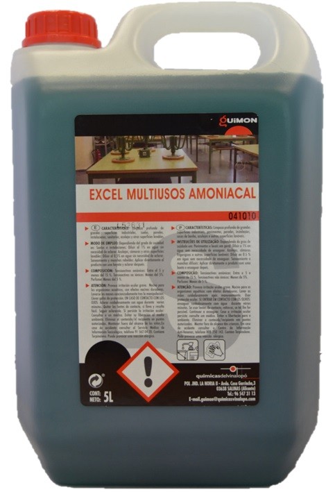 EXCEL MULTIUSOS AMONIACAL, LIMPIADOR AMONIACAL