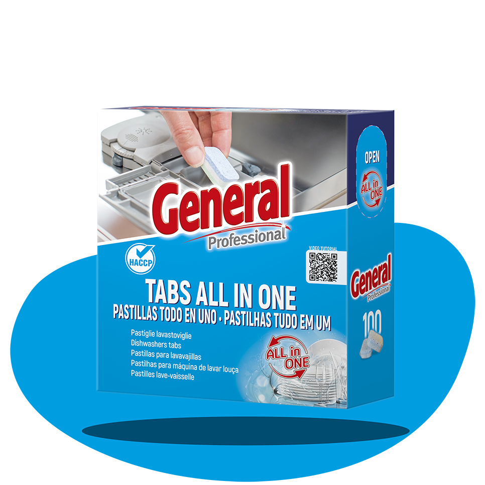 [G712600] Tabs All In One, Pastillas Para Lavavajillas 100 Pastillas