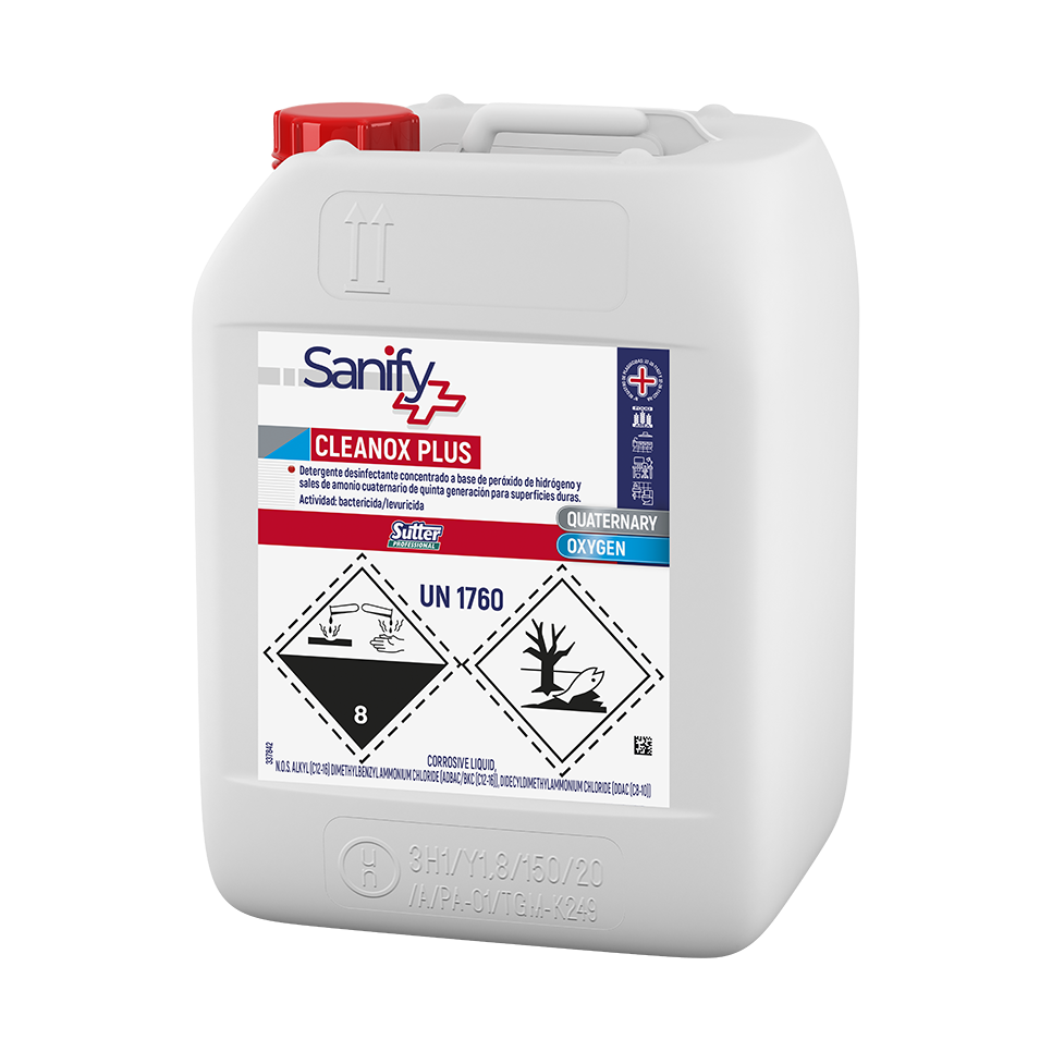 [574401] CLEANOX PLUS, DETERGENTE DESINFECTANTE CONCENTRADO
