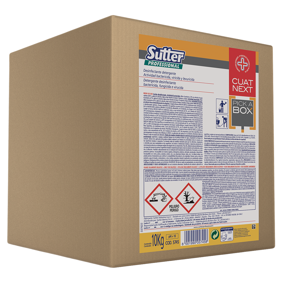 [574500] Pick A Box Cuat Next, Desinfectante Detergente