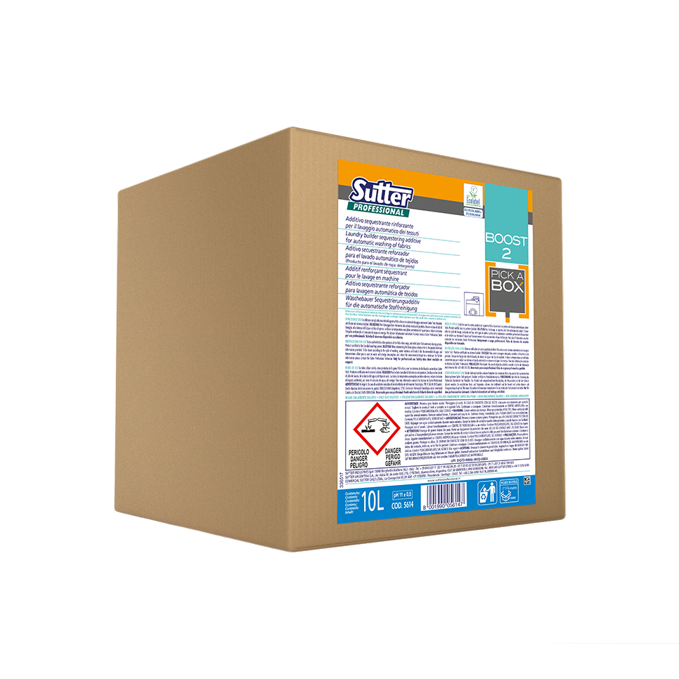 [561400] PICK A BOX BOOST 2, ADITIVO SECUESTRANTE REFORZADOR PARA EL LAVADO AUTOMÁTICO DE TEJIDOS