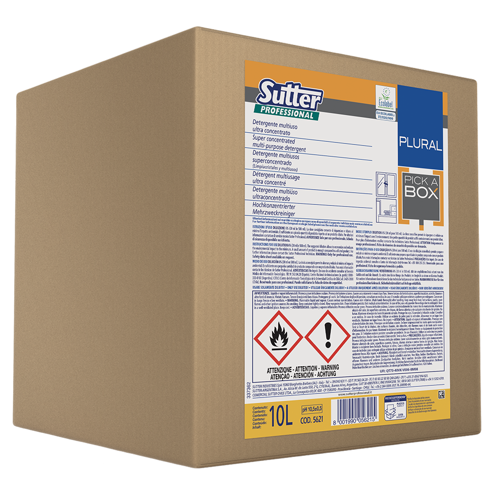 [562100] PICK A BOX PLURAL, DETERGENTE MULTIUSOS SUPERCONCENTRADO