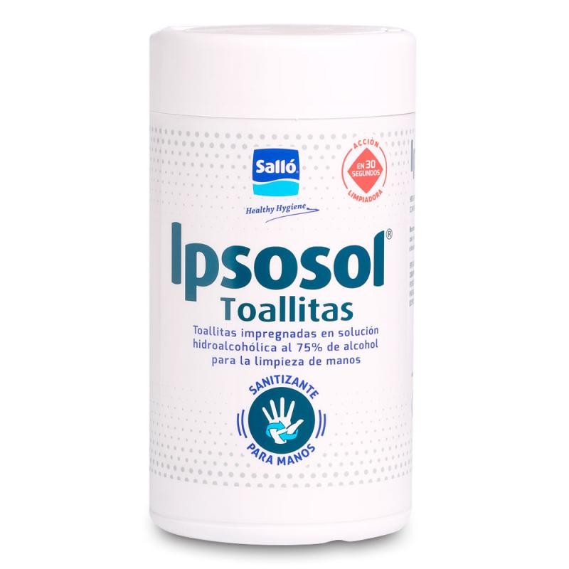 [451854] TOALLITAS SANITIZANTES PARA MANOS IPSOSOL