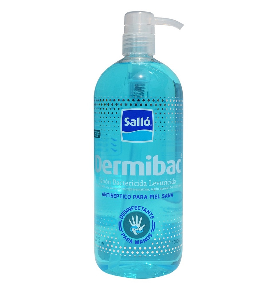 Dermibac, Jabón Antiséptico Para Manos 1L