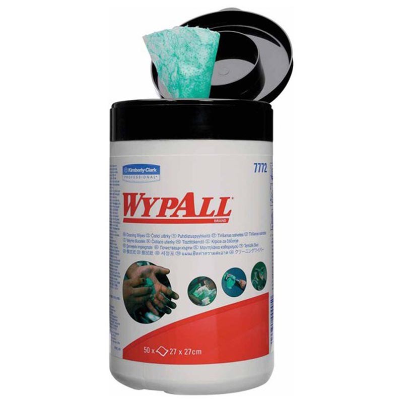 [7772000] Paños Wypall Impregnados  Desengrasante