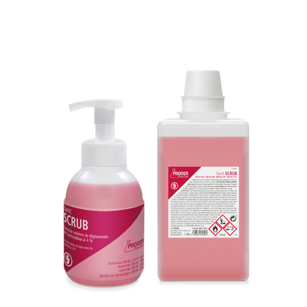 [9411184] SANIT SCRUB, ESPUMA ANTISÉPTICA PARA PIEL SANA 1L
