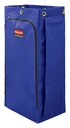 Bolsa de Vinilo de Gran Capacidad para Carro de Limpieza, Azul, 128 L