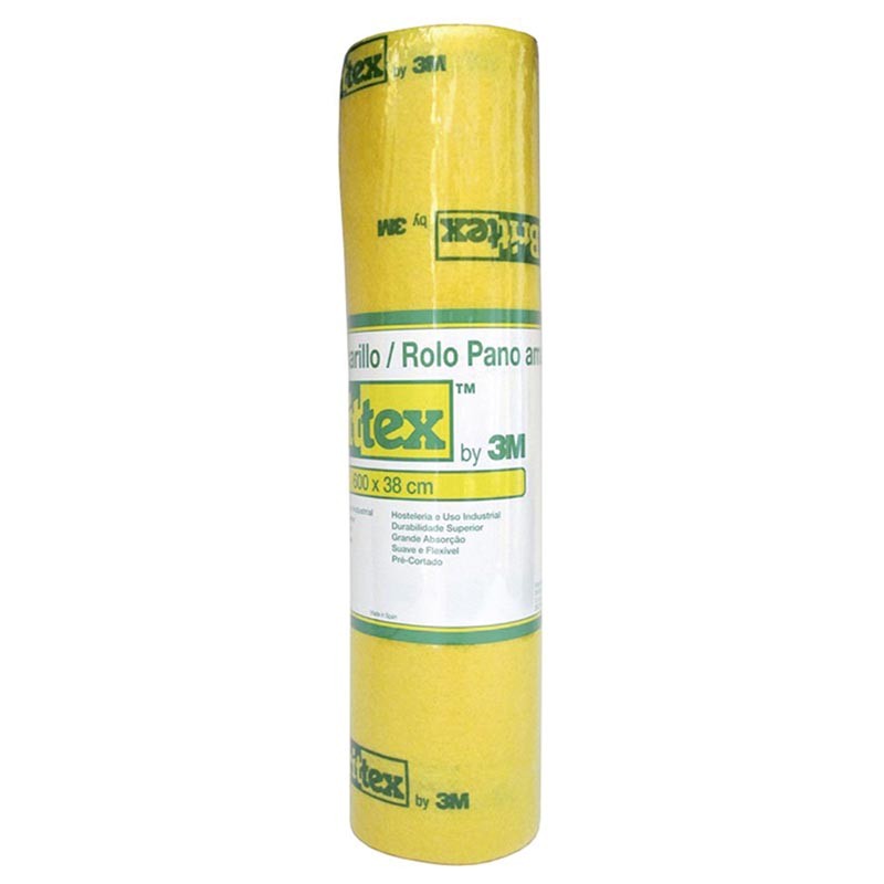 BAYETA ROLLO AMARILLA  PRECORTADA 6M