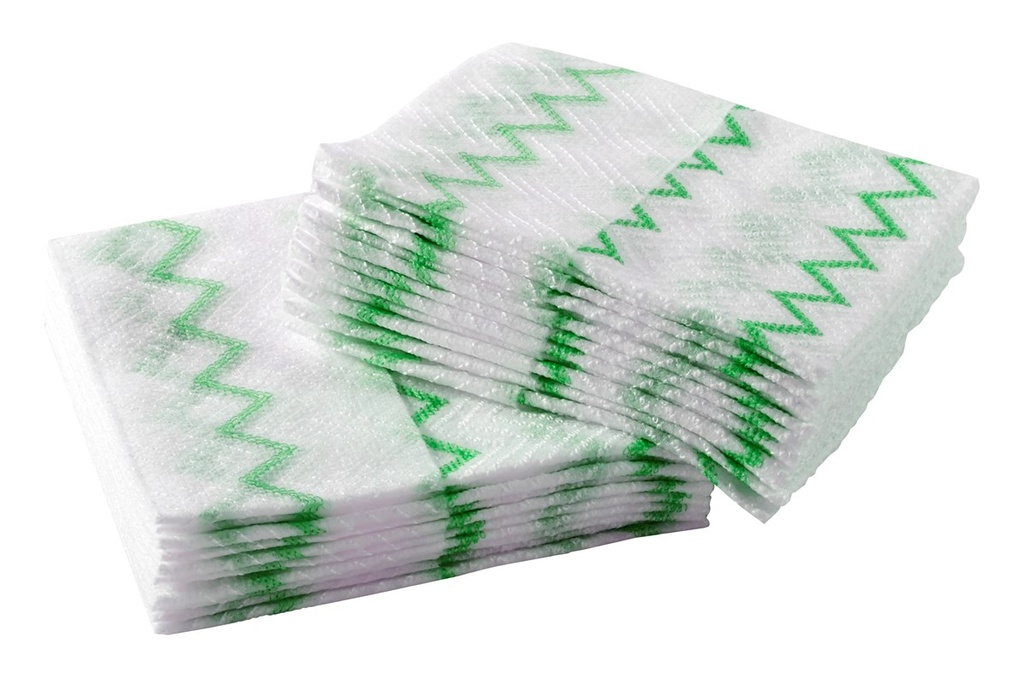 [2136052] Paño de Microfibra Desechable HYGEN™, Paquete de 640, Verde