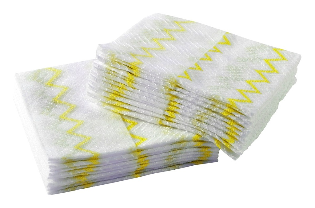 [2136054] Paño de Microfibra Desechable HYGEN™, Paquete de 640, Amarillo